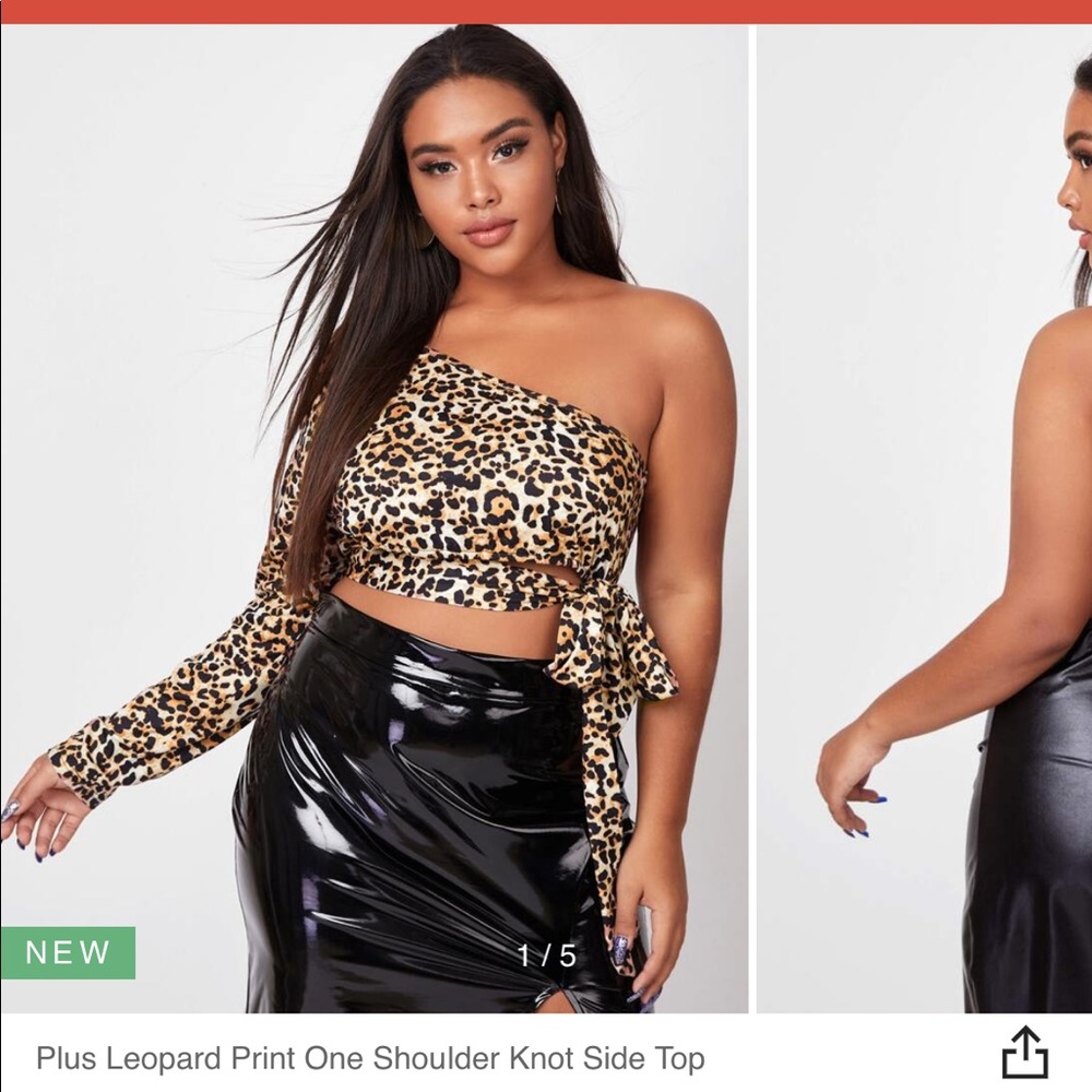 One shoulder top